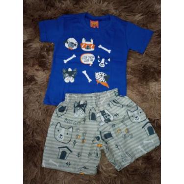 Imagem de Conjunto infantil masculino tactel dogs diversos - Gilaffa Kids, 1 
