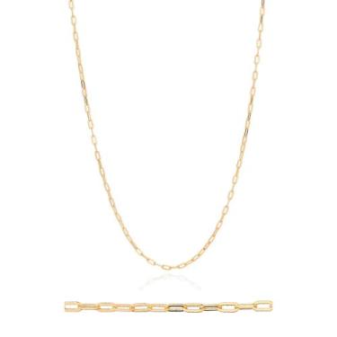 Imagem de Cordão Masculino Banhado A Ouro 18k Rommanel 532530 Tam 50cm