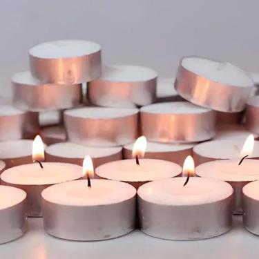 Imagem de 200 Velas Estilo Rechaud Suporte Em Alumínio vela  Namorados - Home Go
