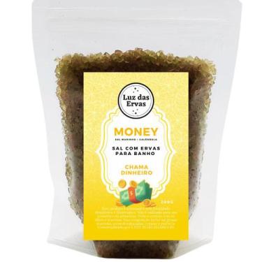 Imagem de Banho Sal Grosso e Ervas Money (Chama Dinheiro) - Luz das Ervas