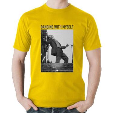 Imagem de Camiseta Algodão Dancing with myself - Foca na Moda, Amarelo, G