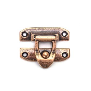 Imagem de Fecho M.B Mini Metal Zamac 4 Unidades Decoração Artesanato Caixas Mdf 