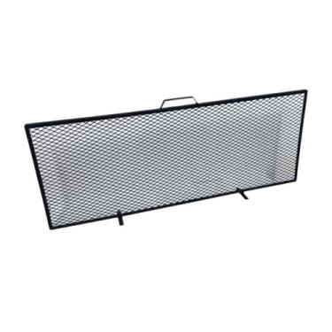 Imagem de Tela Grade De Proteção Para Lareiras 100x40cm - Grande - INOX LAURINDO