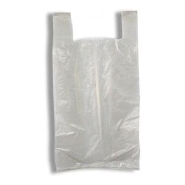 Imagem de Sacolas Plasticas Branca Reciclada Recuperada 70x90 C/ 10 Kg - Higipac