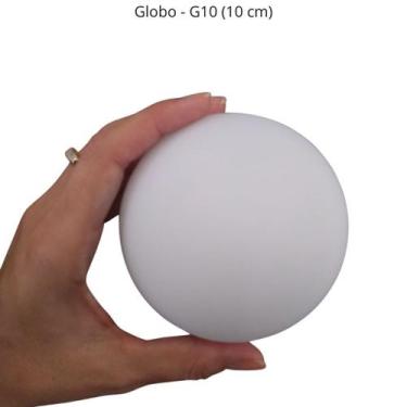 Imagem de Globo Esfera Bola de Vidro para Luminária Arandela Pin 1640 - Preludio
