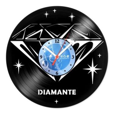 Imagem de Relógio De Parede Disco Vinil Diversos - Diamante - VDI-335 - Modernar