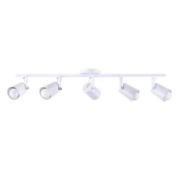 Imagem de Luminária de Teto Spot Trilho Direcionável Fokus 5 Lâmpadas E27 Modern