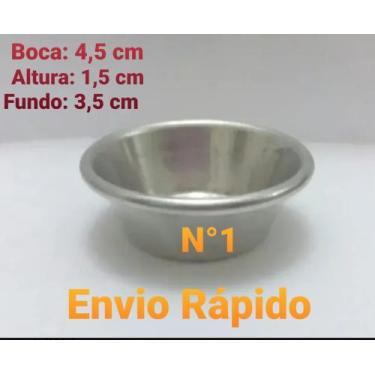 Imagem de 10 Forminhas Empada Lisa N1 Alumínio Envio Rápido - Farnese