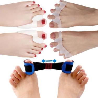 Imagem de Kit 5 pçs Protetor Corretor Joanete alivio da dor Cód-136 - SWG, PRETO