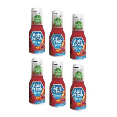 Imagem de Kit 6 Spray Mel Própolis Romã 35ml Apis Fresh - Arte Nativa