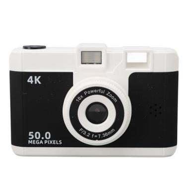 Imagem de Câmera Digital 1080P, Zoom Digital Multifuncional 8X 8X 2,4 Polegadas Tela ABS Câmera de Vídeo Digital Portátil para Fotografia (Preto)