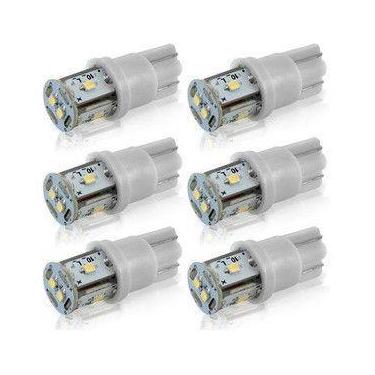 Imagem de  Kit Lâmpada LED Modelo Esmagada H7 20W 6 Leds 6 Lâmpadas - Autopoli