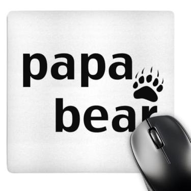 Imagem de 3dRose Mouse pad LLC 20 x 20 x 0,63 cm, Papa Bear (mp_123094_1)