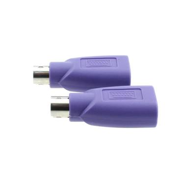 Imagem de MTQY 2 peças PS2 macho para adaptador USB A fêmea PS2 para plugue de conversão USB fêmea para conectar mouse ou teclado do computador