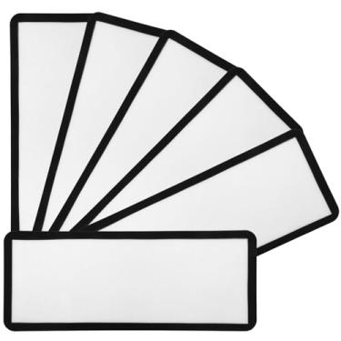 Imagem de 6 peças de tapetes de silicone para secador de gelo direito da colheita – 43 x 17 cm, bandeja média, tapete de silicone, lavável na lava-louças, reutilizável e antiaderente, acessórios para secadora