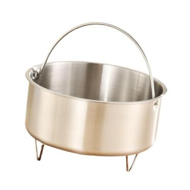 Imagem de Generic Inserção de vapor para alimentos, tigela de vapor, acessório de cozinha, panela de arroz, grade de vapor, cesta, para bolinhos de frango, com