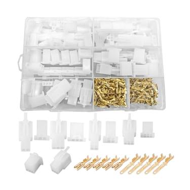 Imagem de Mandark Kit de conectores de fio elétrico de carro, 432 peças 2,8 mm 2 3 4 6 9 pinos fio elétrico macho fêmea sortido, conjunto de conectores de terminais de fio de crimpagem de cabeçalho de pino