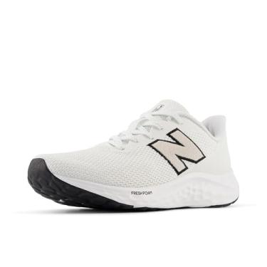 Imagem de New Balance Fresh Foam Arishi V4 Tênis de corrida masculino, Branco/reflexo/preto, 43
