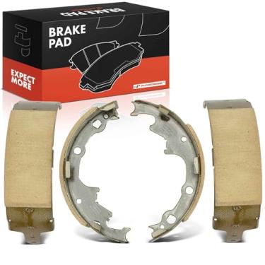 Imagem de A-Premium Conjunto de de freio a tambor de cerâmica traseira compatível com modelos selecionados Jeep, Dodge, Chrysler, Plymouth - Wrangler, Cherokee, Comanche, Grand Caravan, Dakota, Mini