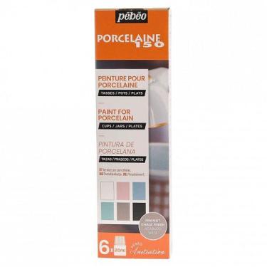Imagem de Set Pébéo Initia Porcelaine 150 Colour Chalk 6X20ml - pebeo