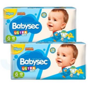 Imagem de Fraldas Infantil Babysec - Galinha Pintadinha Hiper 02 pcts  8,5 - 12k