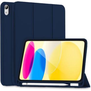 Imagem de Capa Smart compatível com iPad 10ª geração com suporte para Pencil - S