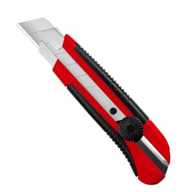 Imagem de Estilete Emborrachado 25mm Largo Profissional com Trava e Imã