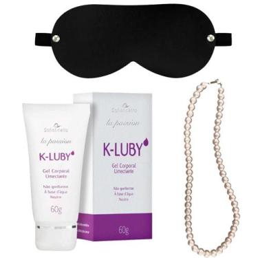 Imagem de Kit Lubrificante Klub Deslizante e Colar Massageador e Venda - Sofisti