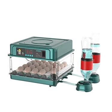 Imagem de Incubadora de ovos, máquina de incubadora de aves, 30 ovos com gaveta, mini incubadora de ovos com reposição automática de cama de água iônica de água e contro de temperatura para chocar galinha, pato
