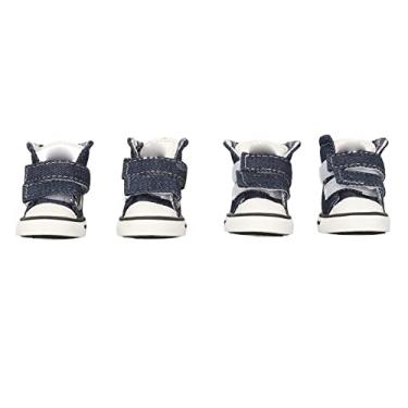 Imagem de Yinhing Botas de Cachorro, Sapatos de Cachorro Sapatos de Cachorro Respiráveis ​​4pcs de Cachorro de Cachorro de Cachorro para Cães para Cães Pequenos para Cães Pequenos Booties de Cães para (Tipo 5