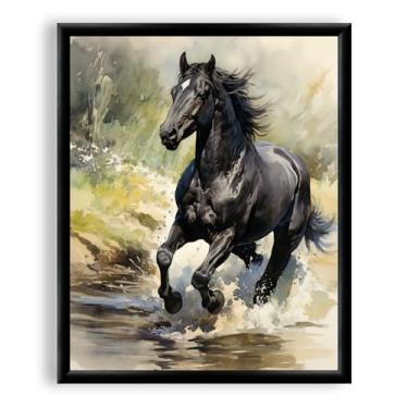 Imagem de Art Shoppe Arte de parede com impressão emoldurada, decoração de parede vintage para sala de estar, quarto, escritório, imagem de alta resolução em papel de arte premium, moldura de 0,9 cm com frente