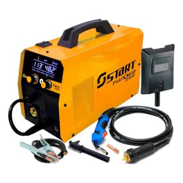Imagem de Máquina Inversora De Solda 200a 3 Em 1 Mig Tig Mma Sem Gás Com Tocha Euro Conector 220v Fluxmig 200 Start