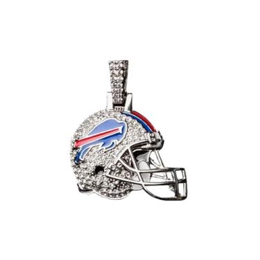 Imagem de GLD Pingente oficialmente licenciado NFL Buffalo Bills, Banhado a ouro
