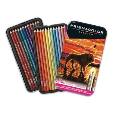 Imagem de Prismacolor Lápis de cor Premier Soft Core, conjunto de realce e sombreamento vibrante, pacote com 24