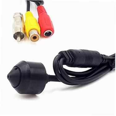 Imagem de Câmera de segurança CNDST CCTV Hd Mini espião 3,6 mm 90 graus 1200 tvl Mini câmera de vigilância CCTV oculta analógica