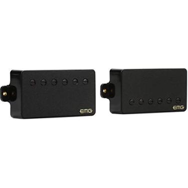 Imagem de EMG Conjunto de captador de guitarra Humbucker REV Revelation Signature Passive Alnico 2, preto