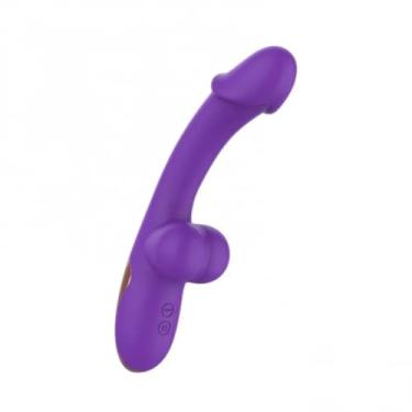 Imagem de Vibrador Ponto G Glans 10 Modos De Vibração Vibrador Realista Brinquedo Íntimo Silencioso e Confortável