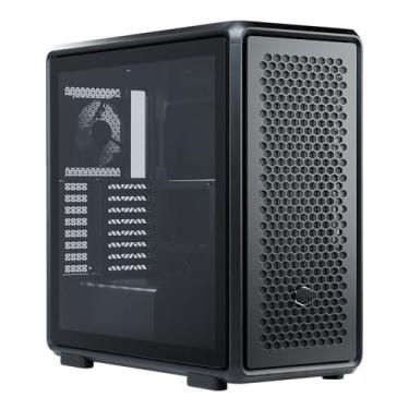 Imagem de Cooler Master MasterFrame 600 Freeform 2.0 plataforma modular ATX Mid-Tower Case, moldura de alumínio, painéis laterais magnéticos, interno personalizável, GPU Max 410 mm, AIO Max 420 mm, tipo C