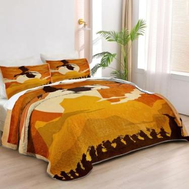 Imagem de Allenjoy King Size Epic Quest Colchas Fantasia Literatura Jogo de Cama Tecido Lavável com 2 Fronhas SC00124-007
