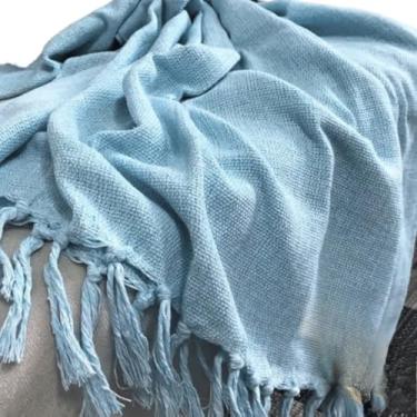 Imagem de Manta 2,20m x 1,50m Gigante Sofá Cama Decorativa Mesclado(VERDE MESCLADO CLARO)