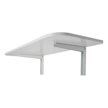 Imagem de Mesa Com Suporte Dobravel 90x40 Cm Branca - Just Home Collection