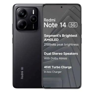 Imagem de Smartphone Note14 5G Global 256GB 8GB RAM Dual SIM Tela 6.67 - Xioami,