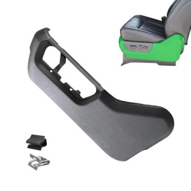 Imagem de Copgge Lado do motorista dianteiro esquerdo 10-Way Power Seat Side Shield Assembly Painel de guarnição de controle de assento serve para Ford F-250 F-350 F-450 F-550 Super Duty 2011 2012 2013 2014