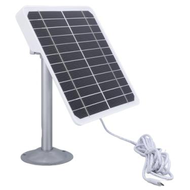 Imagem de Painéis Solares Yinhing para Câmera de Segurança, 20w 5V IP68 Câmera de Alta Eficiência Monocristalina Painel Solar para Câmera de Bateria Recarregável Ao Ar Livre de 5V 5V