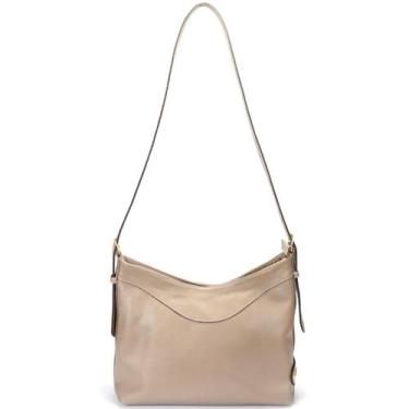 Imagem de Bolsa Feminina em Couro Legitimo Sacola Média Alça Ombro e Transversal