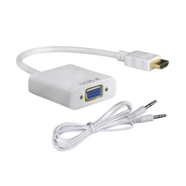 Imagem de Cabo Conversor Hdmi Para Vga + Cabo De Audio Nwt Adap0038