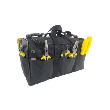 Imagem de Mala Bolsa Grande Para Ferramentas 13 Divisões Eletricista - Art Mania