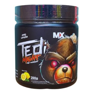 Imagem de Pré-treino Tedi Night 250g Zero Cafeína MX Nutrition (250g, Limão)