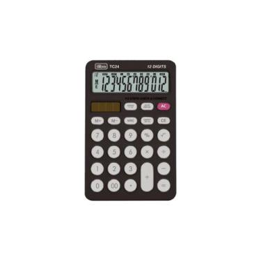 Imagem de Calculadora de Mesa TC24 Preta - Tilibra, Único