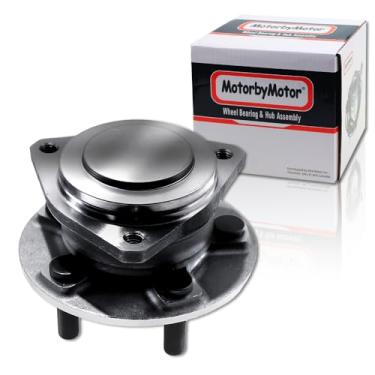 Imagem de Conjunto de cubo de rolamento de roda dianteira (2WD) para Chrysler 300, 2012-2019 Dodge Charger, 2012-2019 Dodge Challenger Rolamento com 5 Lugs, RWD, substituição 513325